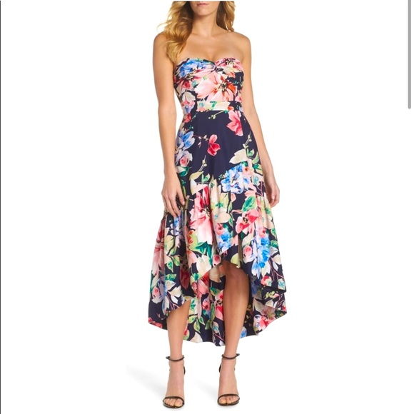 Eliza J Strapless High/Low Dress - Picture 2 of 11